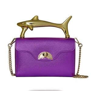 Sprayground Sharks Of The Gold Ocean Clutch